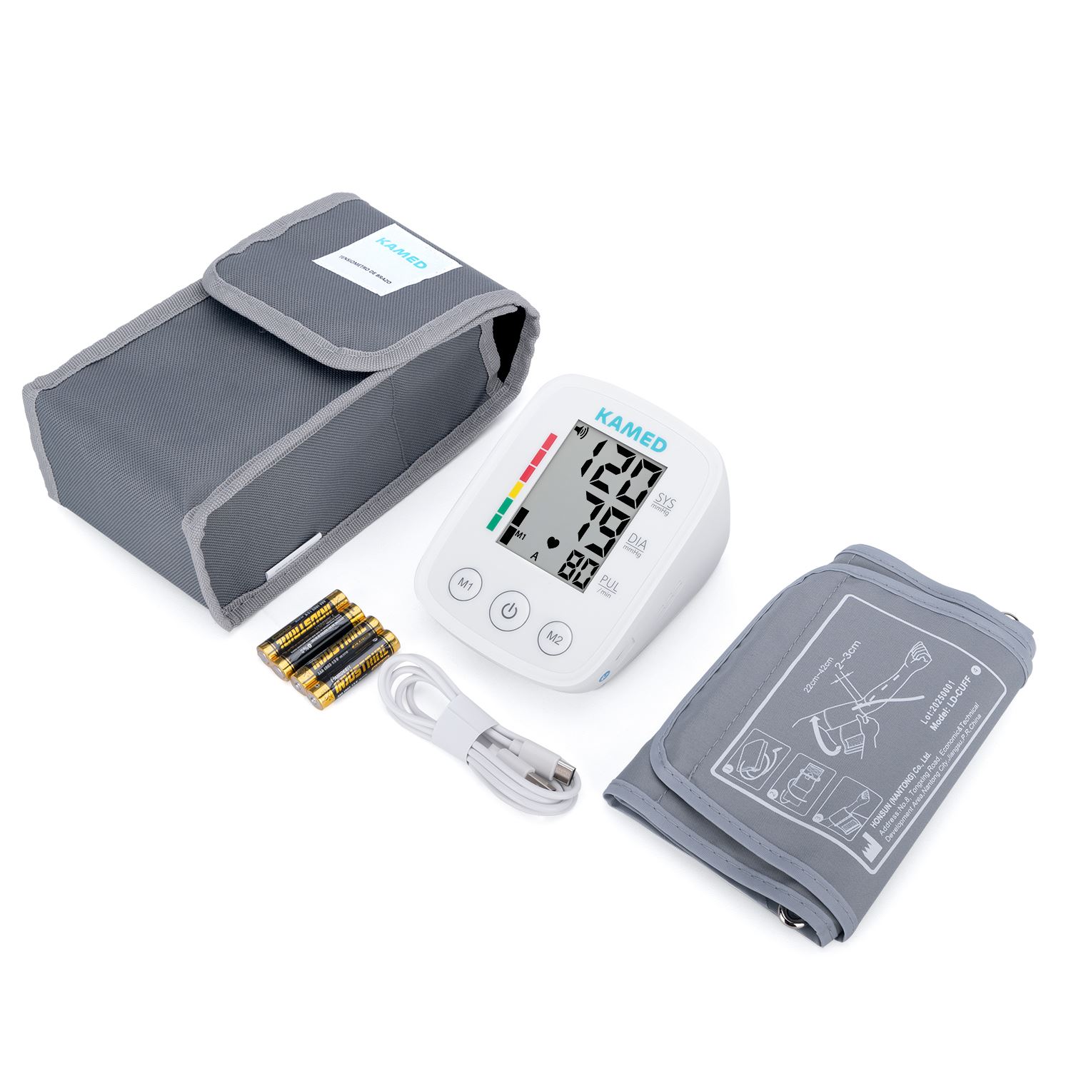 Tensiómetro Digital de Brazo KAMED LD-581 con Altavoz